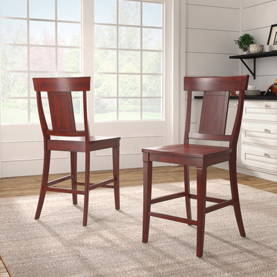 Fortville Solid Wood Counter/Bar Stool