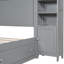 Grand lit stable avec configuration d'armoire, de tablette et de douille - gracieuse grise-1953762474-1953762473