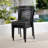 Wanita All Weather Wicker Stackable Dining Side Chairs-315856318