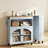 Kitchen Island with Open and Closed Storage Kitchen Cabinet, Modern Kitchen Prep Table, Dining Table, Bar Table for Kitchen and Dining Room-123147625-123147626