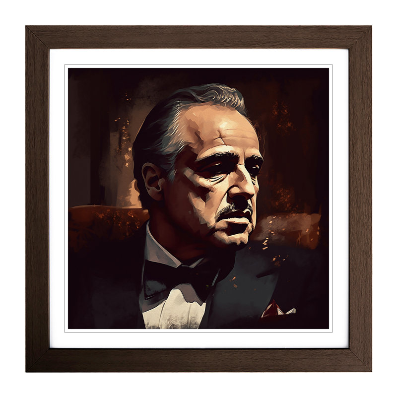 The Godfather - Framed Print, Walnut