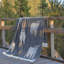 Soft Black Highland Cow Wool Throw 