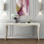 Console London Place de 162,5 cm de large - Blanc perle crémeux