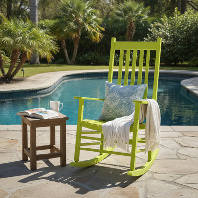 Outdoor Emjay Rocking Solid Wood Chair