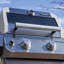 Barbecue au gaz au propane liquide sur pied sans brûleur 24 000 Btu avec couvercle Mesa Series Monument Grills