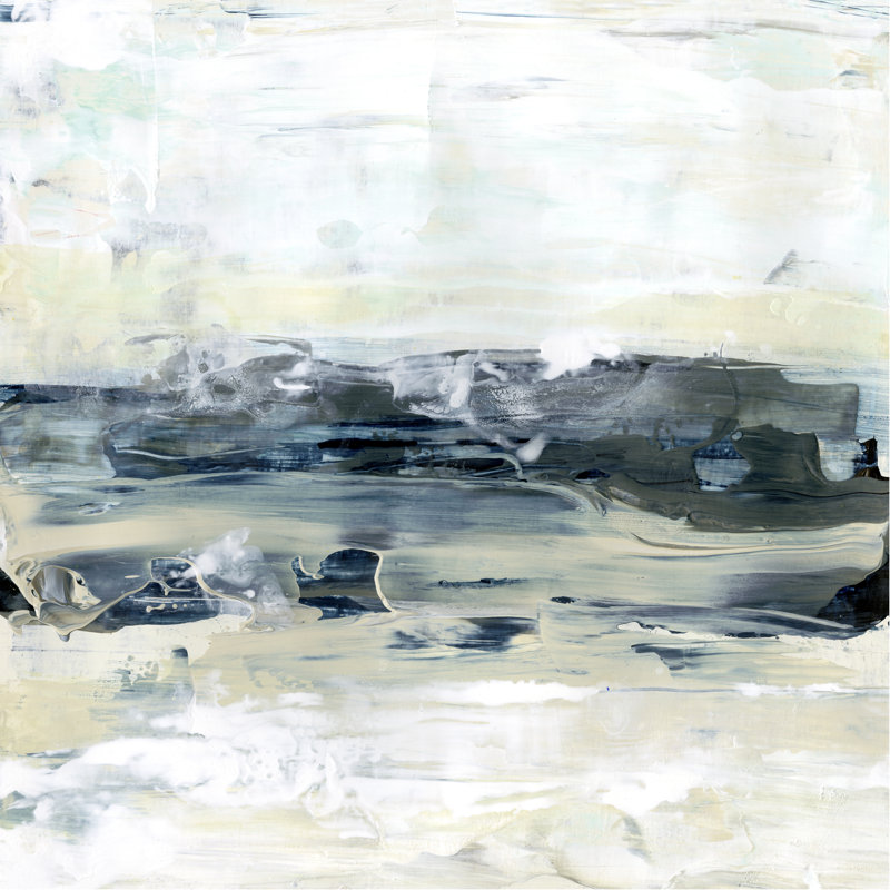 " Coastal Blues II " by Lila Bramma Painting Print, 30" H x 30" W