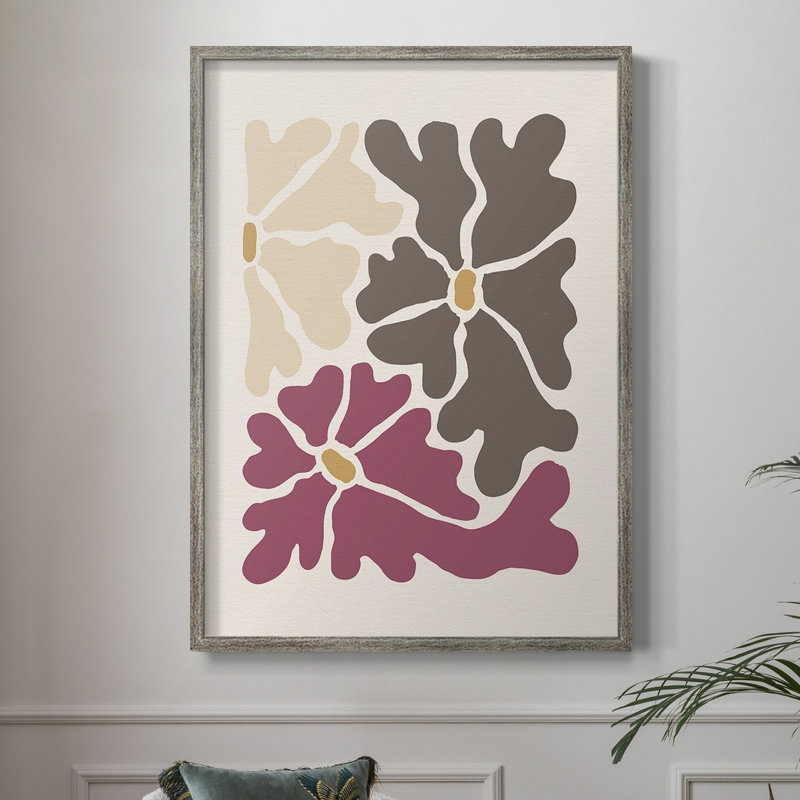 Matisse CCLX, reproduction encadrée - bois massif, H 11 po x l 9 po, Argent rétro