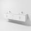 Ensemble de meuble-lavabo double mural 80 "Geneva-87285975-112899583