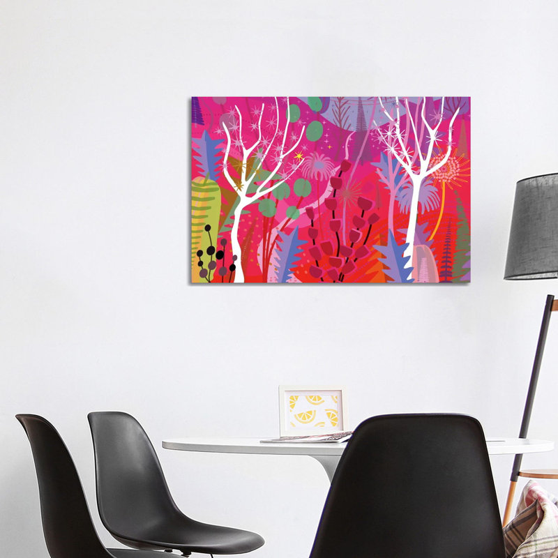 Fall Forest by Charles Harker - Wrapped Canvas Painting, 101.6 cm H x 66.04 cm W x 1.91 cm D