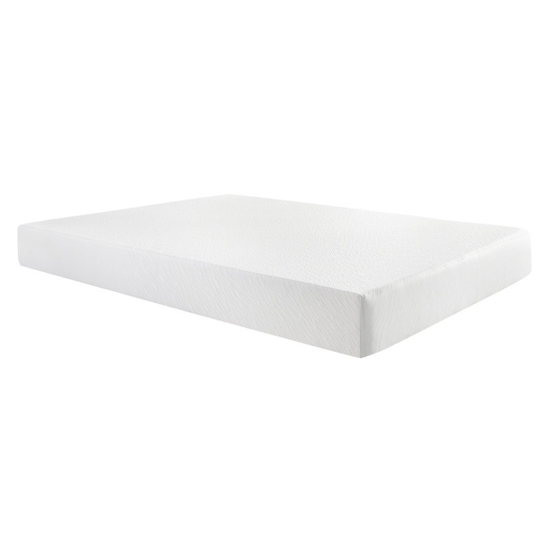 Le matelas simple en mousse à mémoire de forme de 10 po avec gel procure un sommeil ferme et paisible, réduit le matelas à mouvement gélifié, fait rêver, minimise