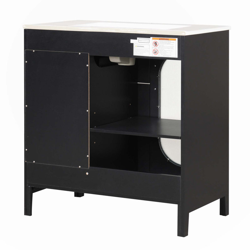 Meuble-lavabo simple 30,00 avec comptoir