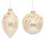 Iced Flowing  Ornament - 4-6 Inches Set Of 6-112255451