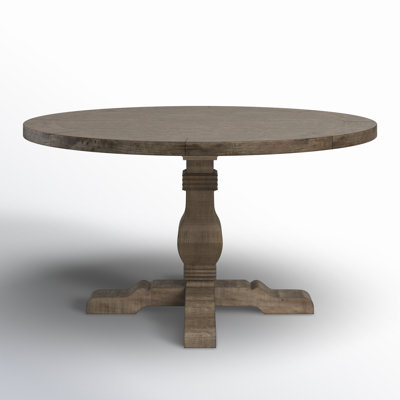 Kinston Solid Wood Pedestal Dining Table