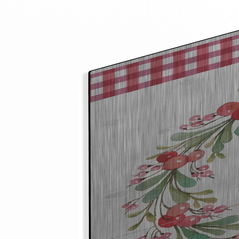 The Holiday Aisle® « All Hearts Come Home For Christmas II » par Cindy Jacobs, décoration murale en métal, 61 cm x 91 cm