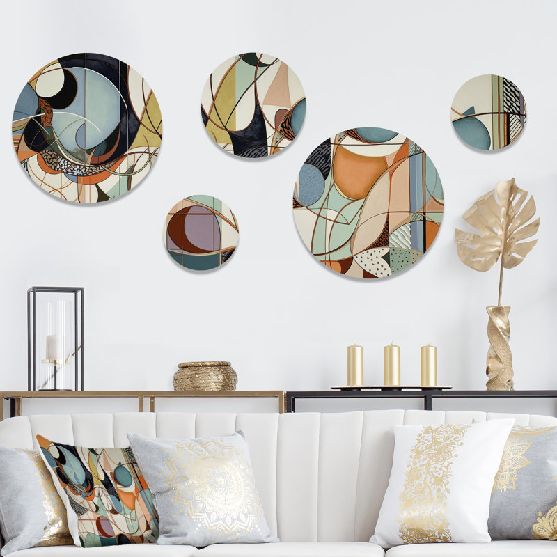 Ensemble de 5 décorations murales Boho