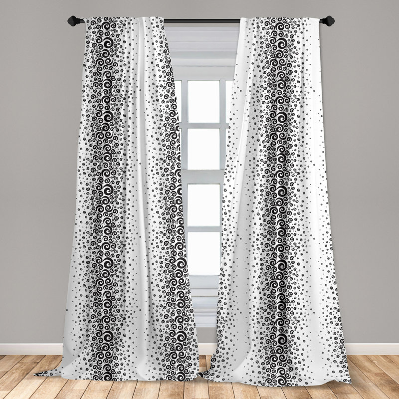 Semi-Sheer Rod Pocket Sliding Panel, 28" x 95"