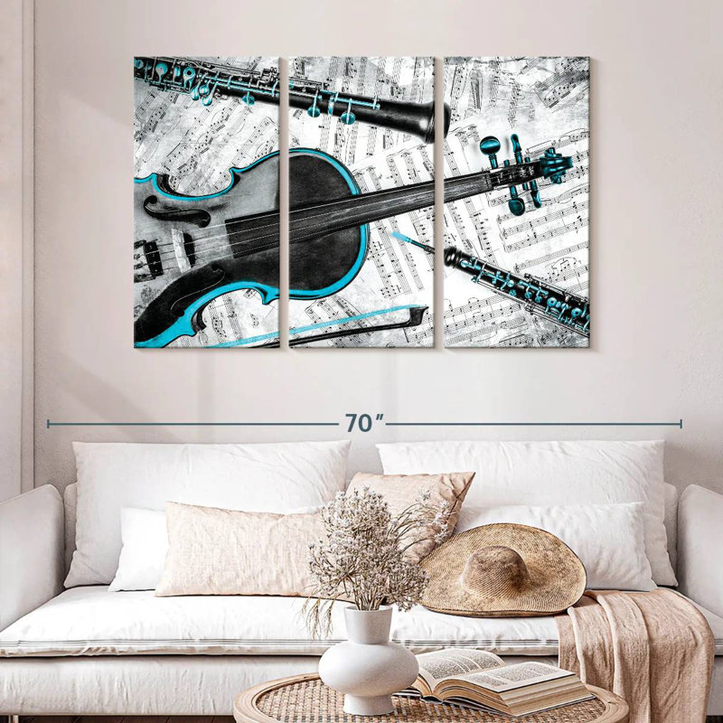 Abarca Musical Instruments Pop, 32" H x 50" W
