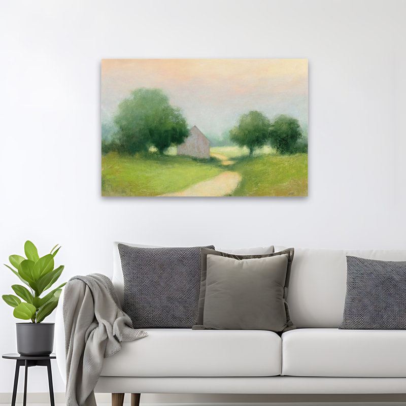 Route de campagne contemporaine, H 48 po x l 32 po