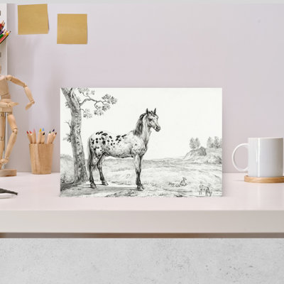 Art mural cheval rétro classique