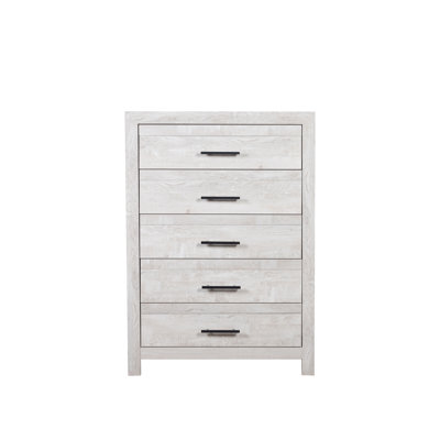 Commode 5 tiroirs de style moderne, Commode