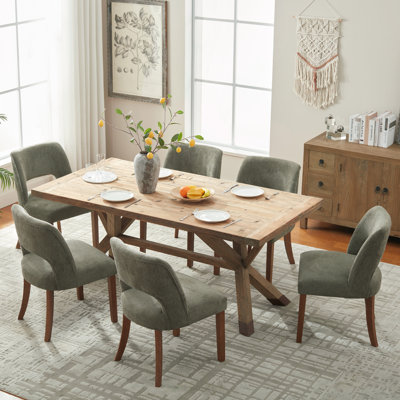 Upholstered Dining Side Chairs Set of 4