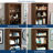 Miscellaneous Storage 5-Shelf Bookcase In Grand Walnut-121167969