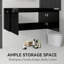 Meuble-lavabo suspendu de 91 cm (36 po), contreplaqué, portes doubles à fermeture amortie, grand espace de rangement intérieur, fixation murale, meuble seulement, lavabo non inclus-965653875-965653881