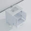 30 po Large meuble-lavabo blanc avec robinet, fermeture en douceur, tiroir à tablette ouverte et comptoir en quartz-69167374