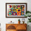 Étude des couleurs : Carrés à cercles concentriques, 1913 - Wassily Kandinsky - Estampe encadrée sur mesure-322087169-322087184-322087199