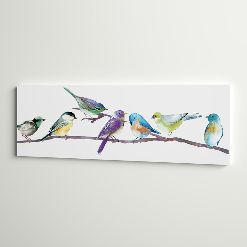 « Colorful Spot » - Reproduction de peinture sur toile tendue, H 20 po x l 60 po