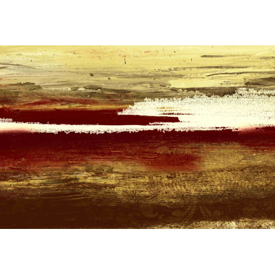 Peinture brunâtre - peinture sur toile tendue