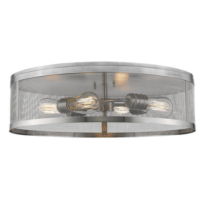 Alyria Steel Flush Mount