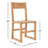 Modica Pine Dining Table Set