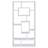 White 10-Shelf Open Back Bookcase-1762040156