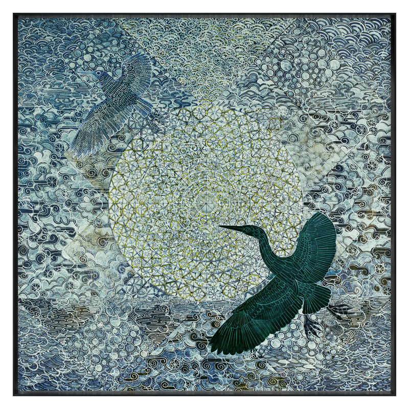 Hacia El Sol Print by Arreguin, Alfredo, 60" H x 60" W, Black