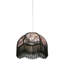 31cm H Faux Velvet Drum Lamp Shade ( Clip On ) in Multicolor