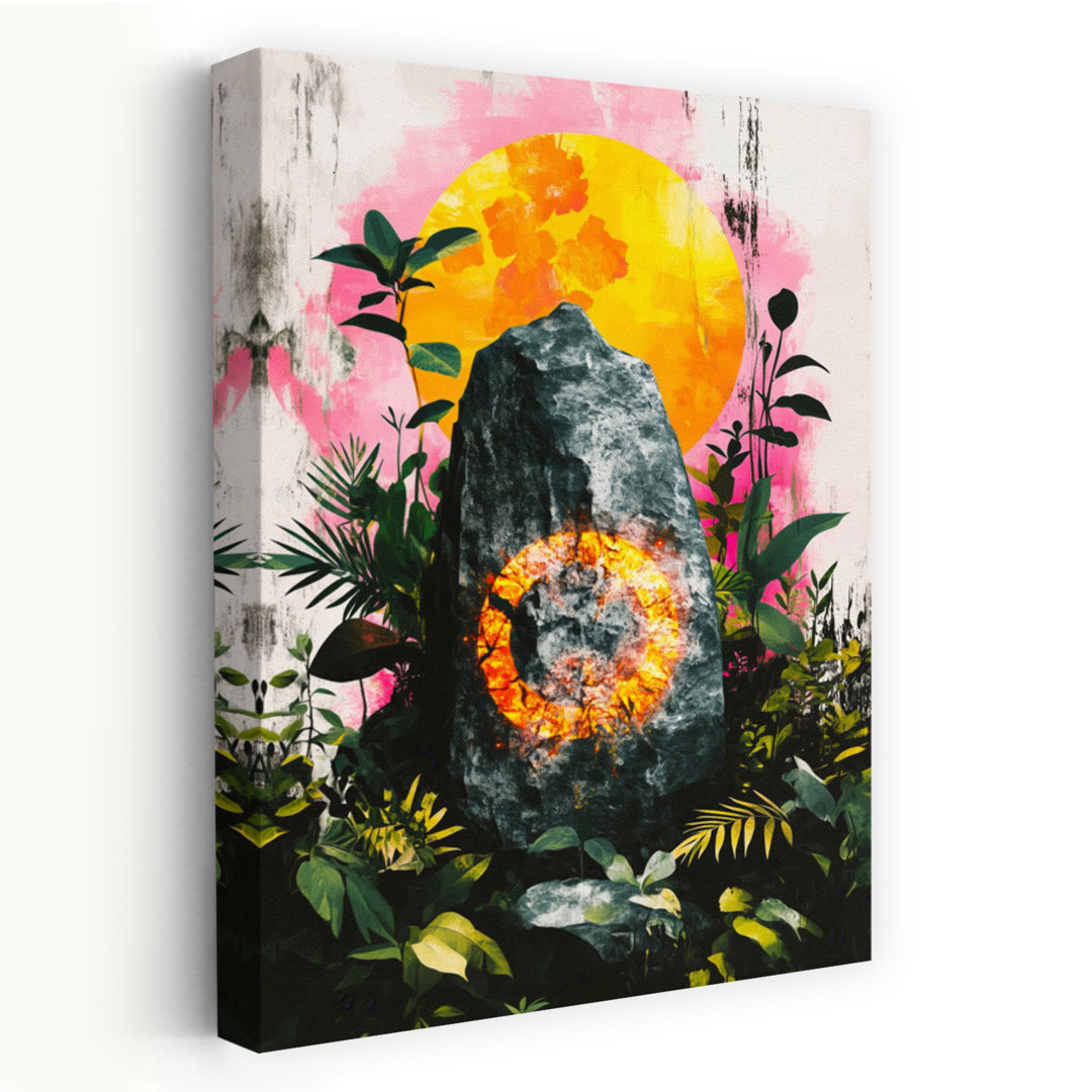 Jungle Abstract Bold Energetic Forest Nature Wall Art Print