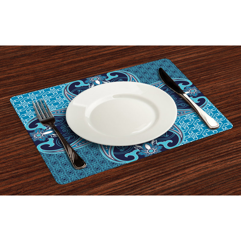 Polyester Geometric Rectangle Placemat