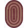 Autumn Maple Non Shedding Premium Jute Burgundy/Tan Rug