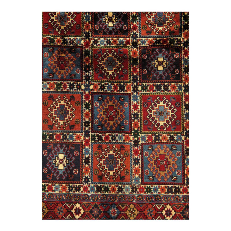 Southwestern Area Rug in Rust