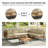 6-Person Patio Sectional Conversation Set With Cushions