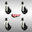 Hard Rubber Casters