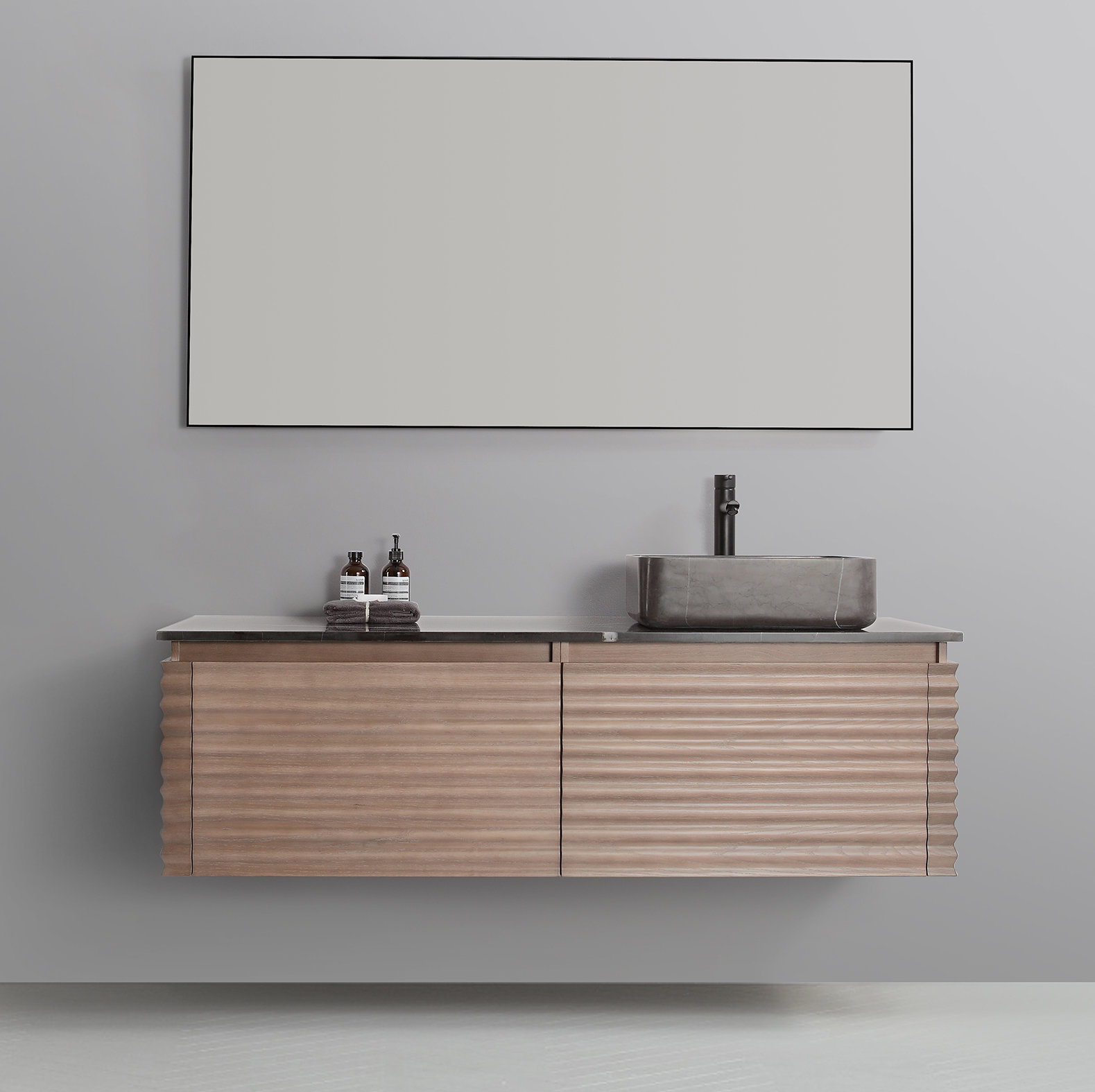 Jasmine 60" Oak Single Bathroom Vanity