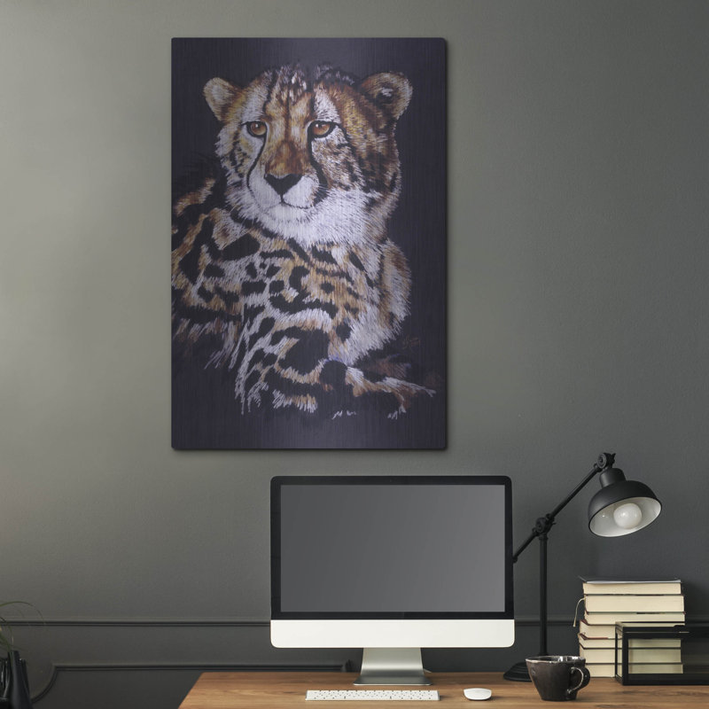 "Distinctive" par Barbara Keith sur métal, H 36 po x l 24 po