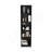 Bookcase XS Benzoni, Office, Black-778425316