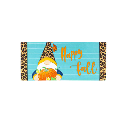 Freije Sassafras Switch 22" x 10" Non-Slip Outdoor Door Mat