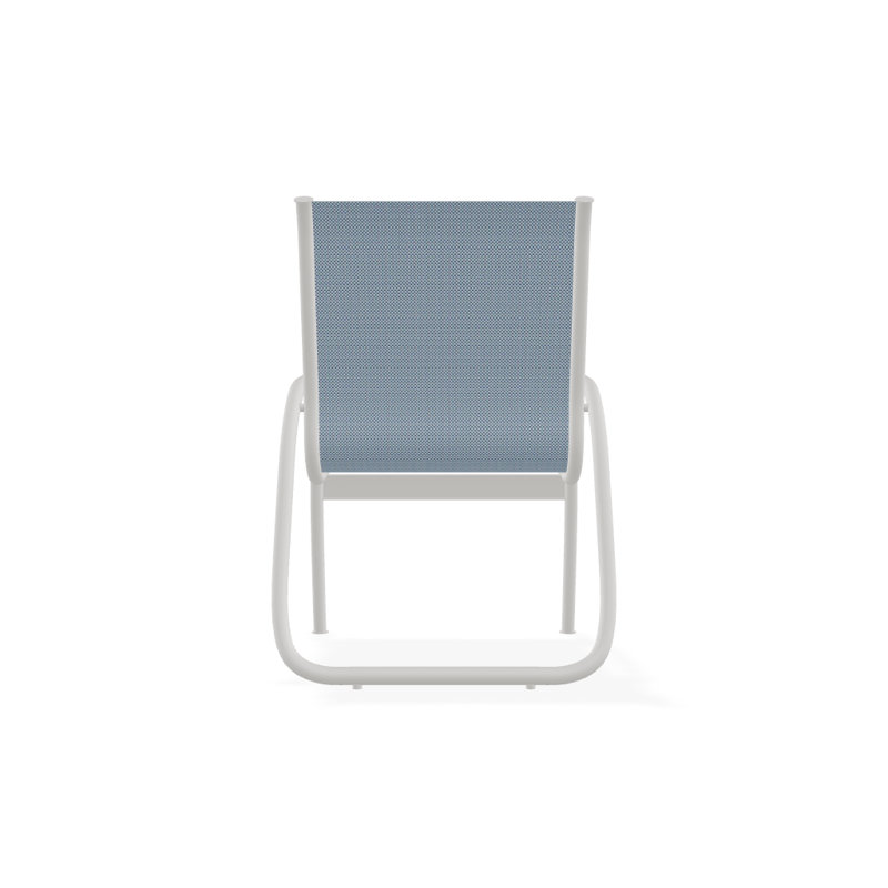 Fauteuil de patio Gardenella, Neige texturée, Geai