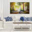 « painted forest », reproduction d’impression sur toile tendue-29334136
