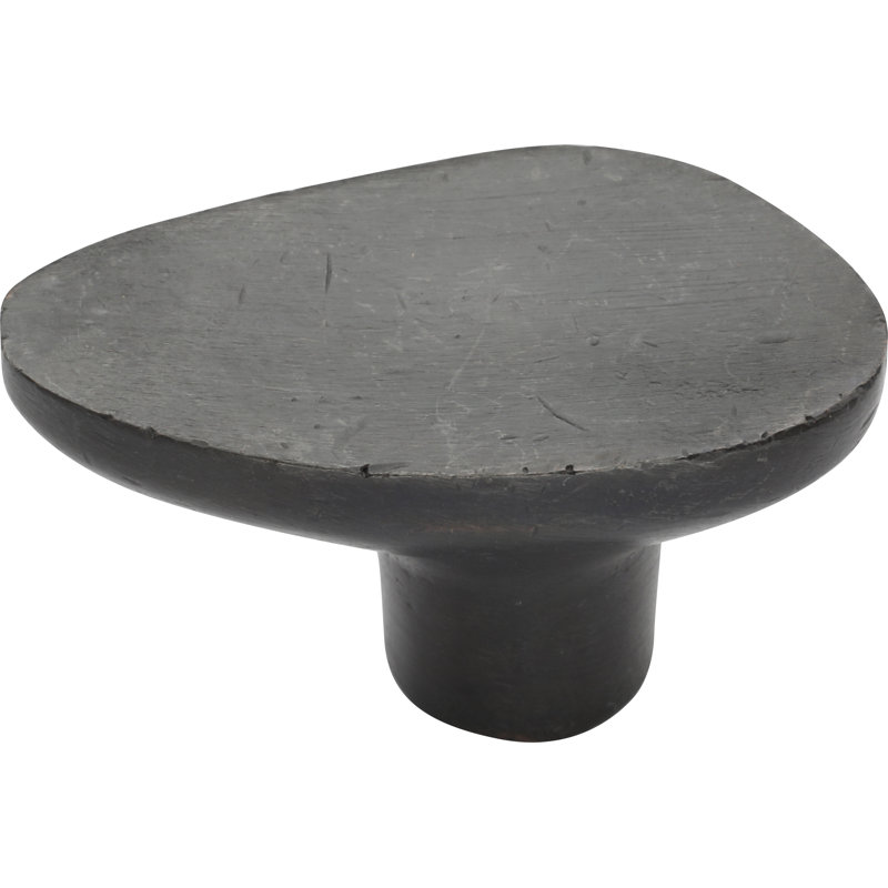 Organic Oblong Cabinet Knob, Dark Bronze