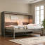 Lit escamotable avec lumière DEL-625174143-619755106